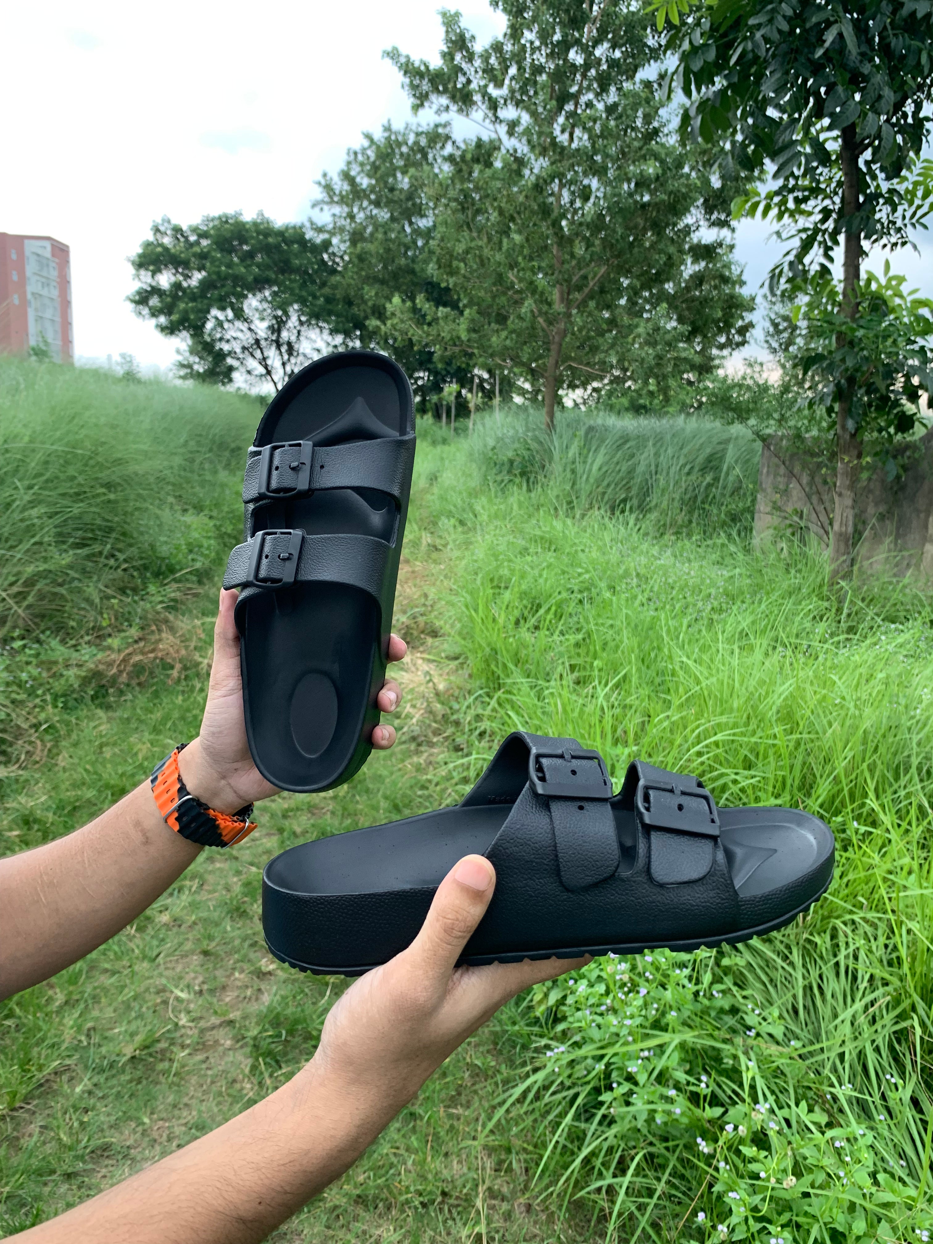 Arizona Rubber Sandals Black