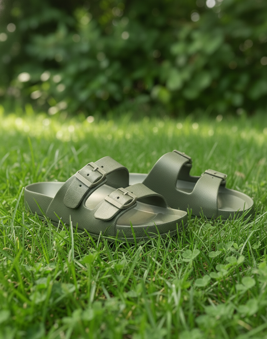 Arizona Rubber Sandals Olive Green