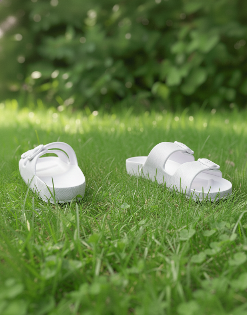 Arizona Rubber Sandals White