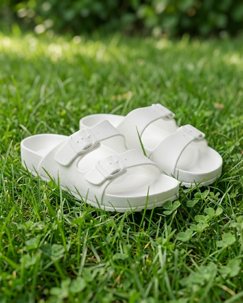 Arizona Rubber Sandals White