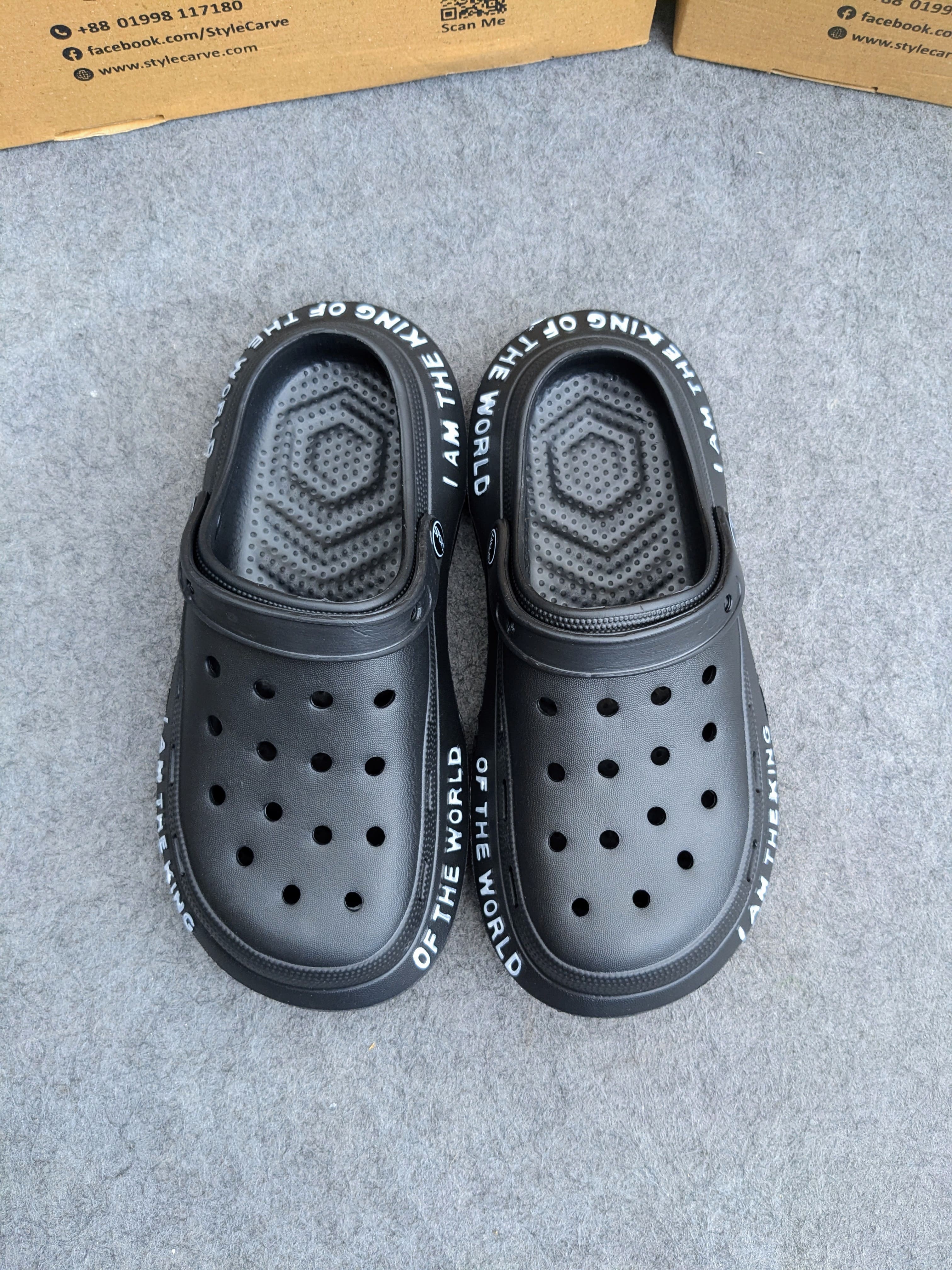 I AM THE KING OF THE WORLD-Hole Clogs