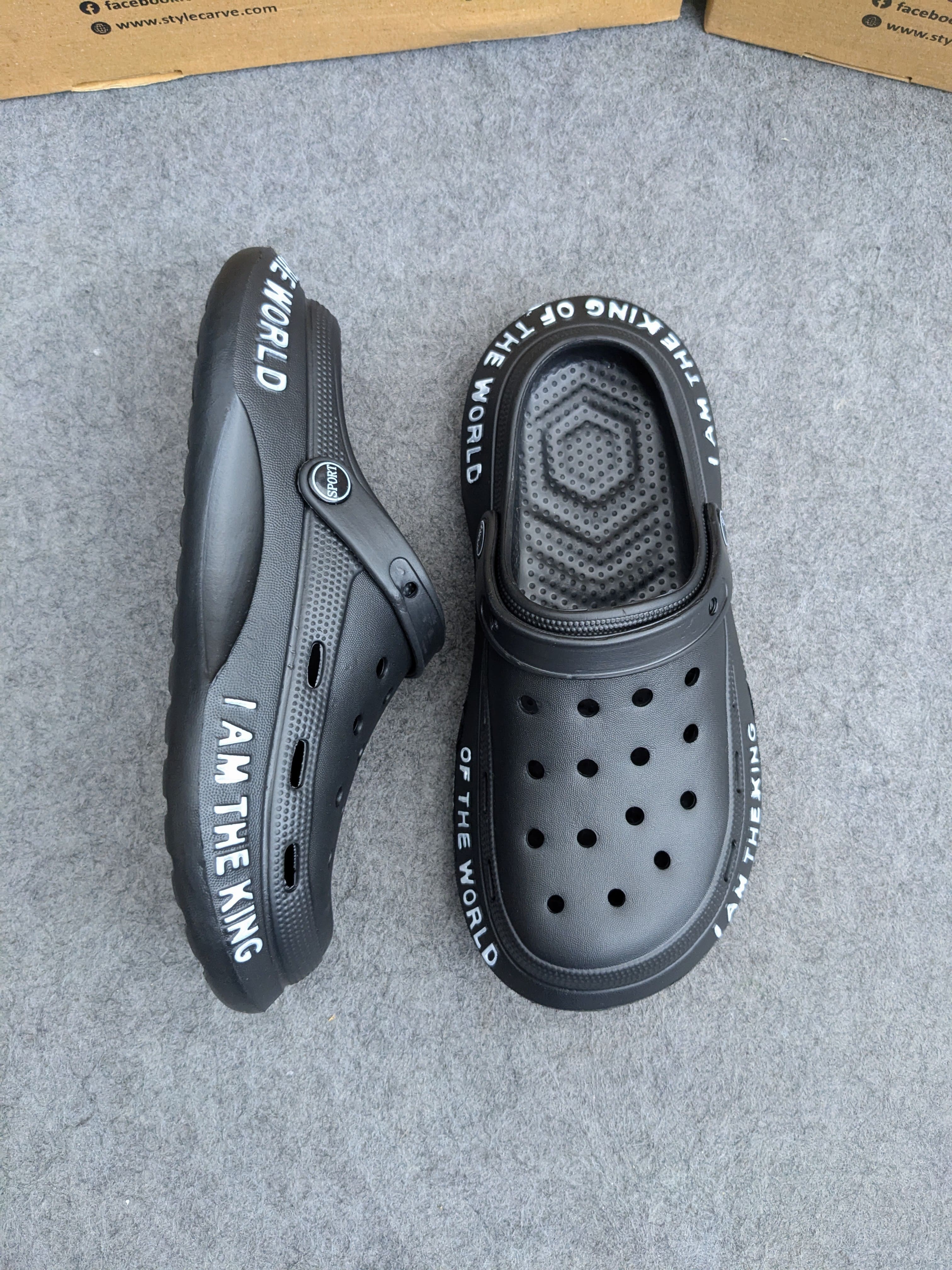 I AM THE KING OF THE WORLD-Hole Clogs