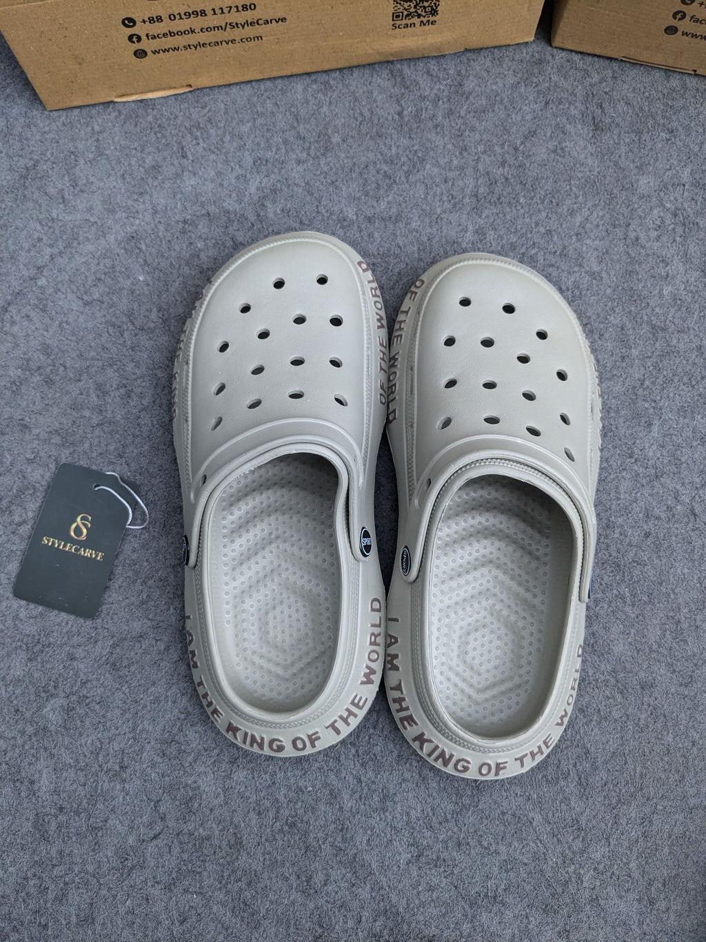 I AM THE KING OF THE WORLD-Hole Clogs