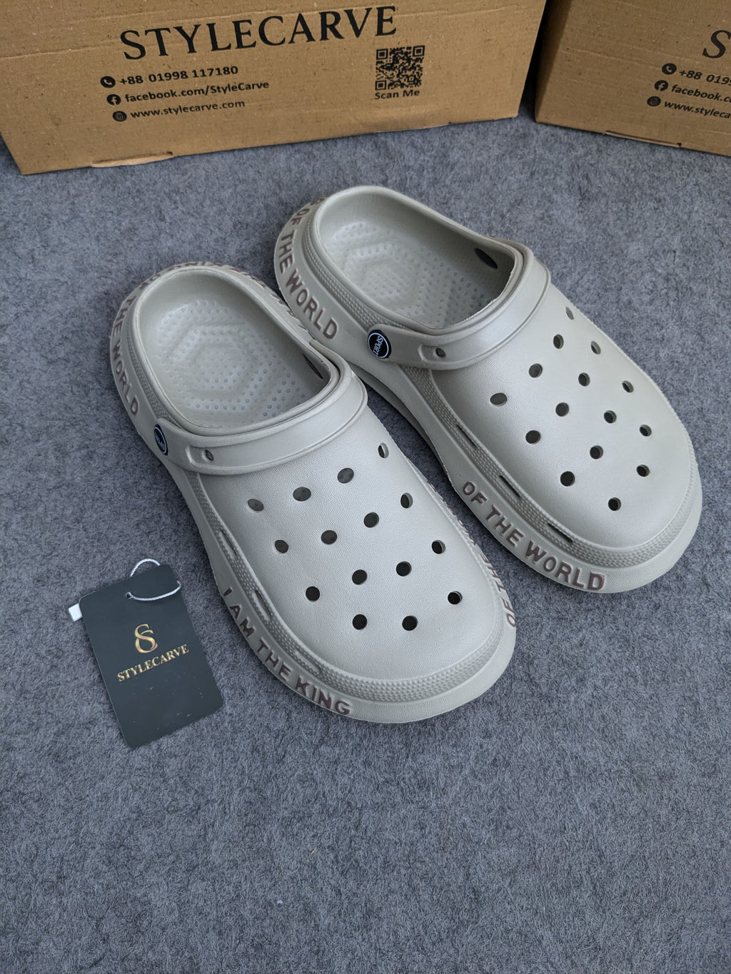 I AM THE KING OF THE WORLD-Hole Clogs