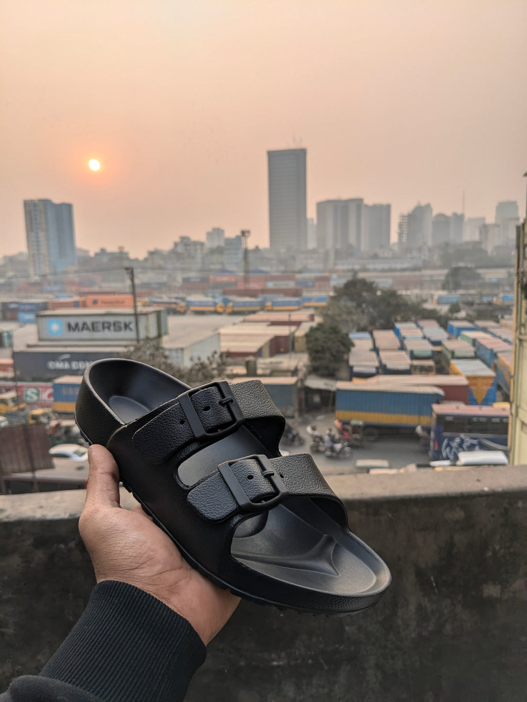 Arizona Rubber Sandals Black