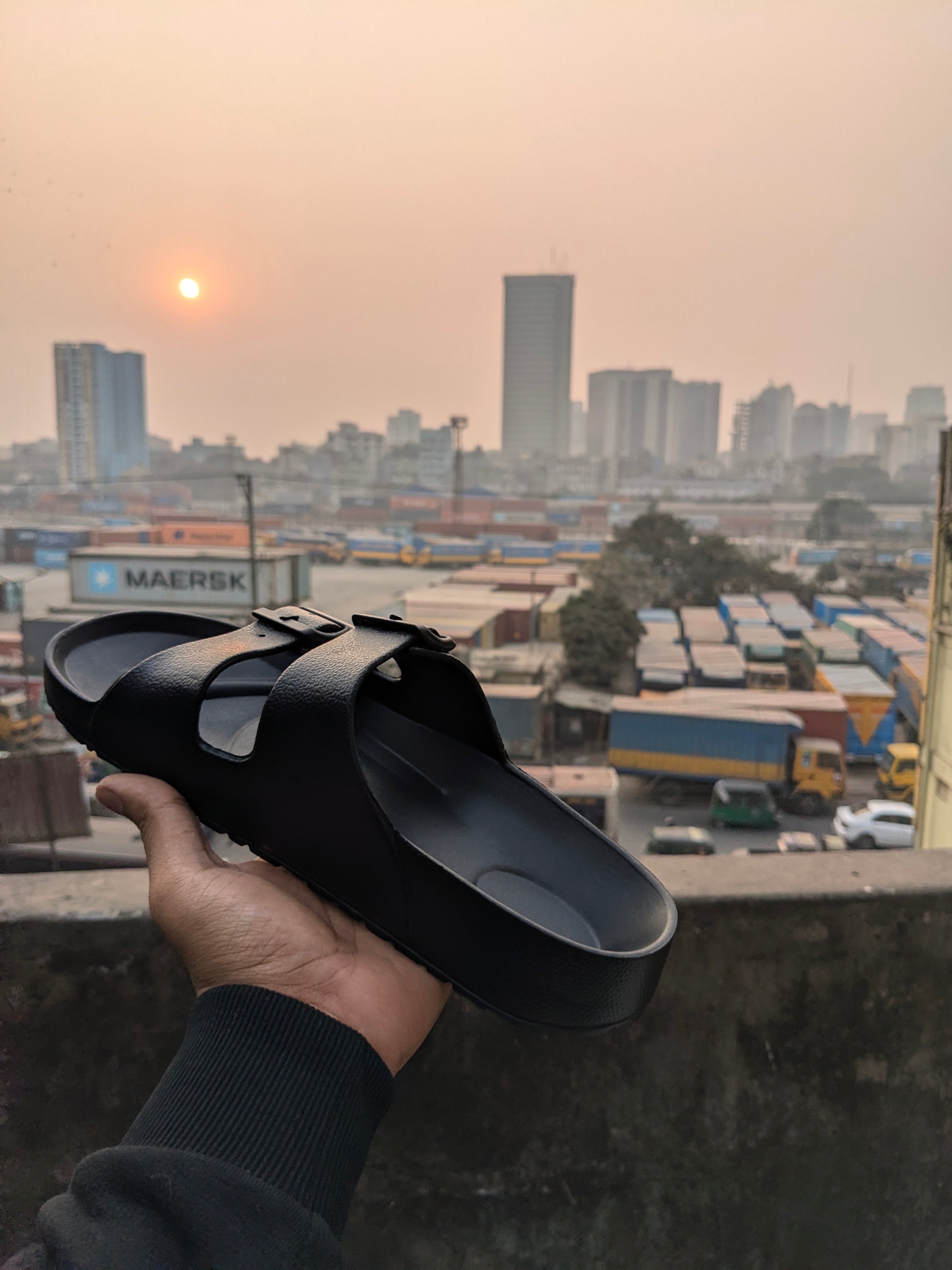 Arizona Rubber Sandals Black