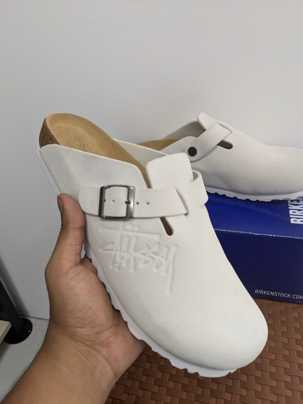 Birkenstock | Boston Stussy Sedue White