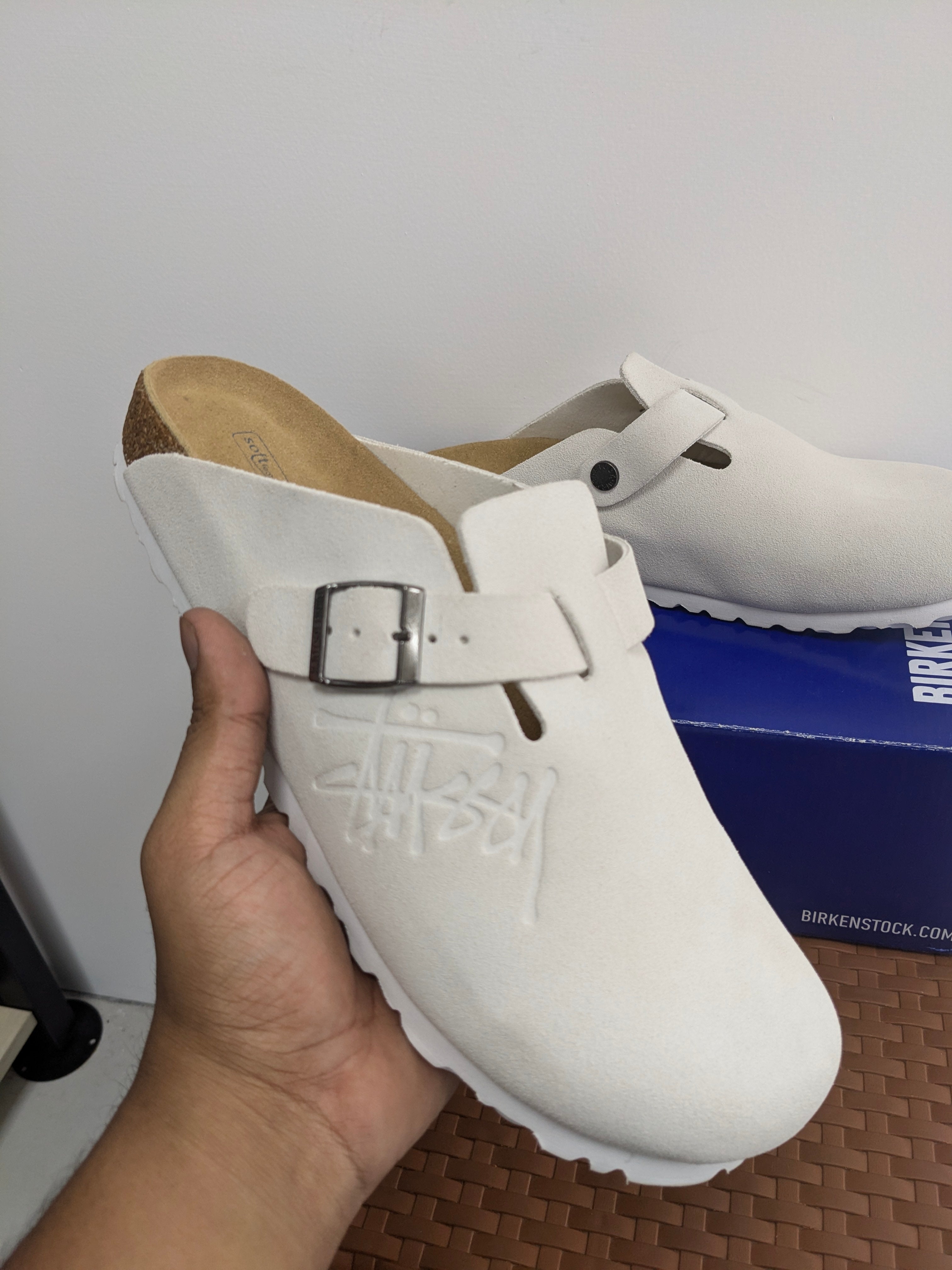 Birkenstock | Boston Stussy Sedue White