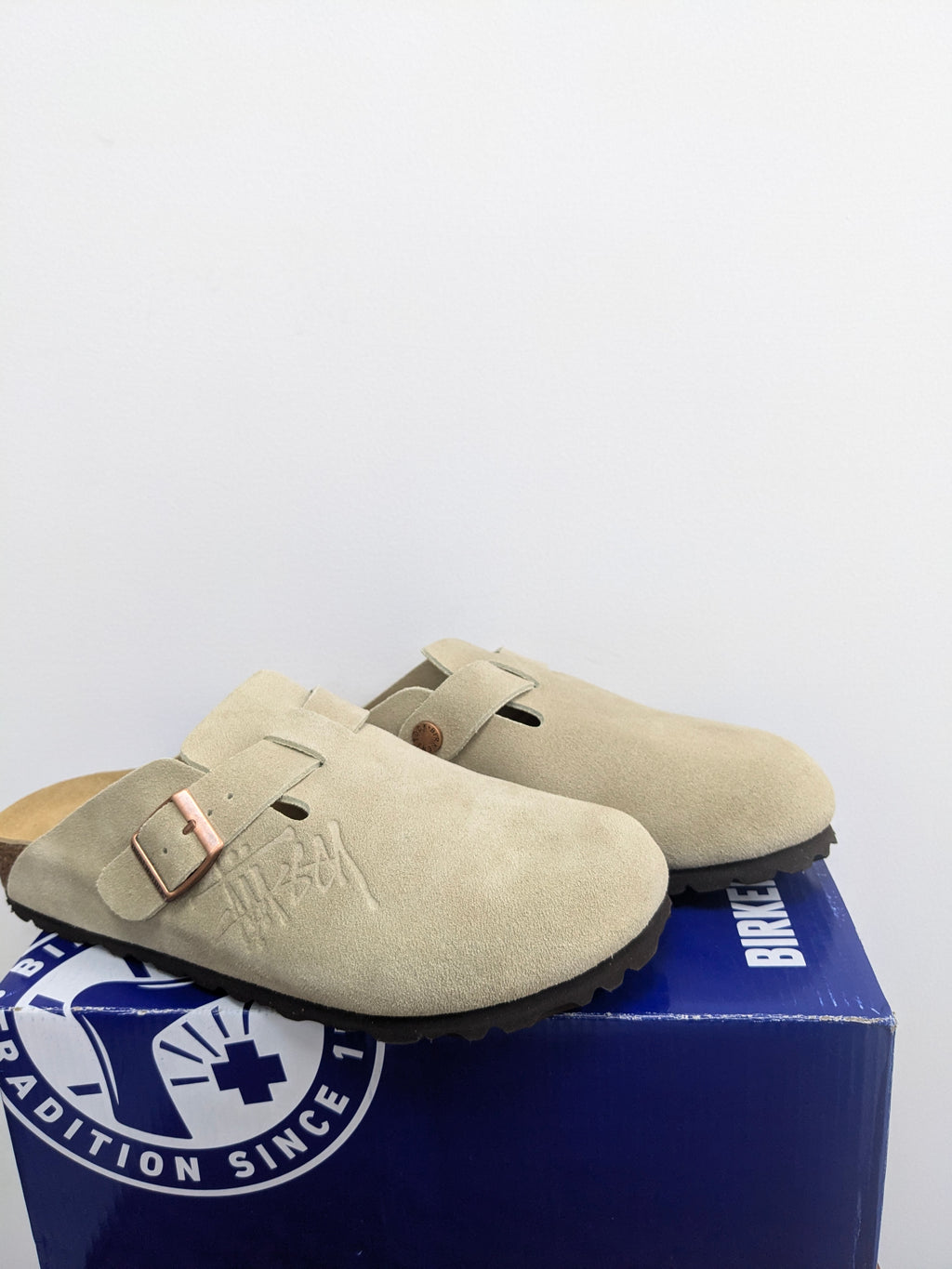 Birkenstock | Boston Stussy Sedue Light Beige