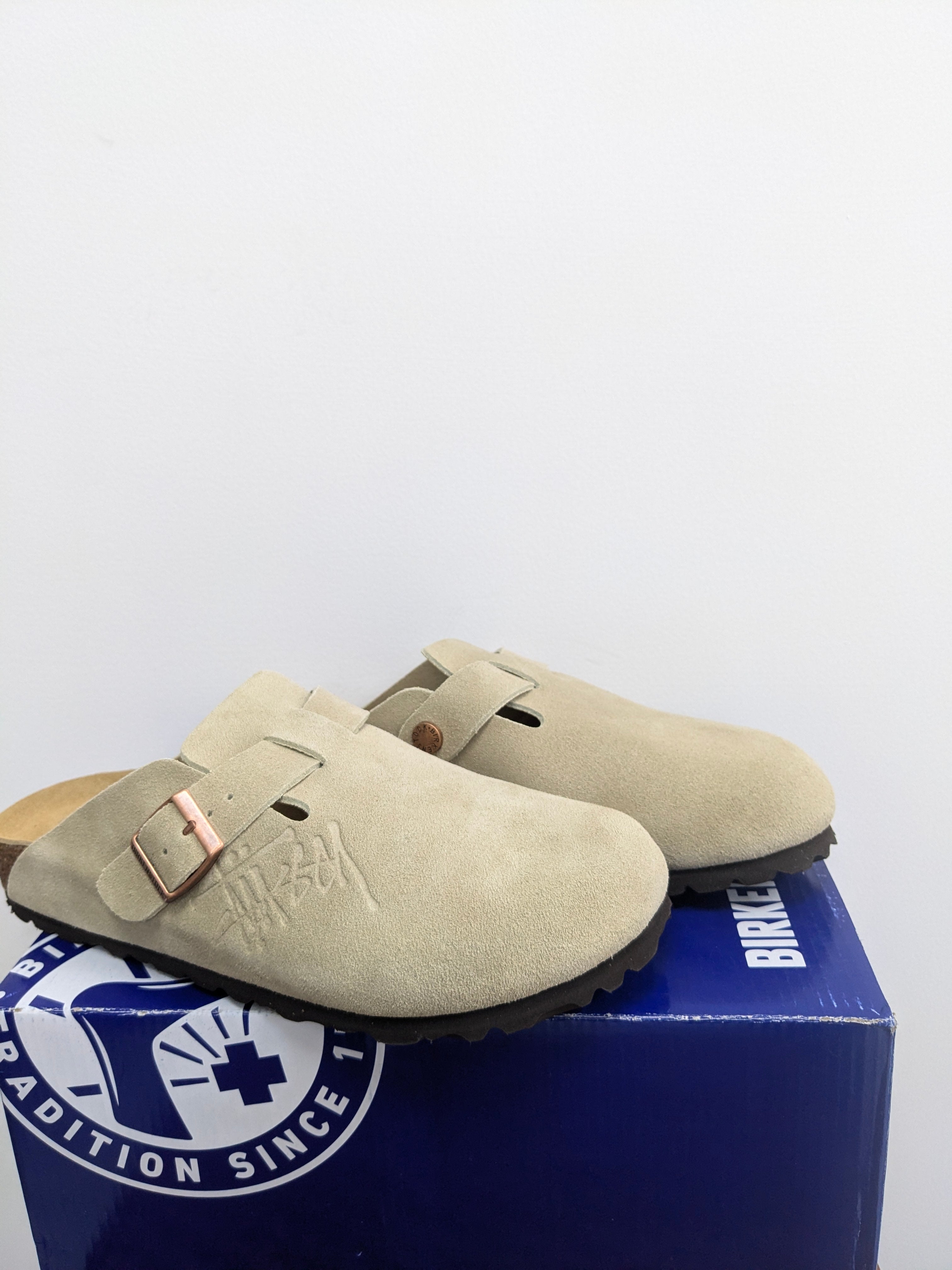 Birkenstock | Boston Stussy Sedue Light Beige