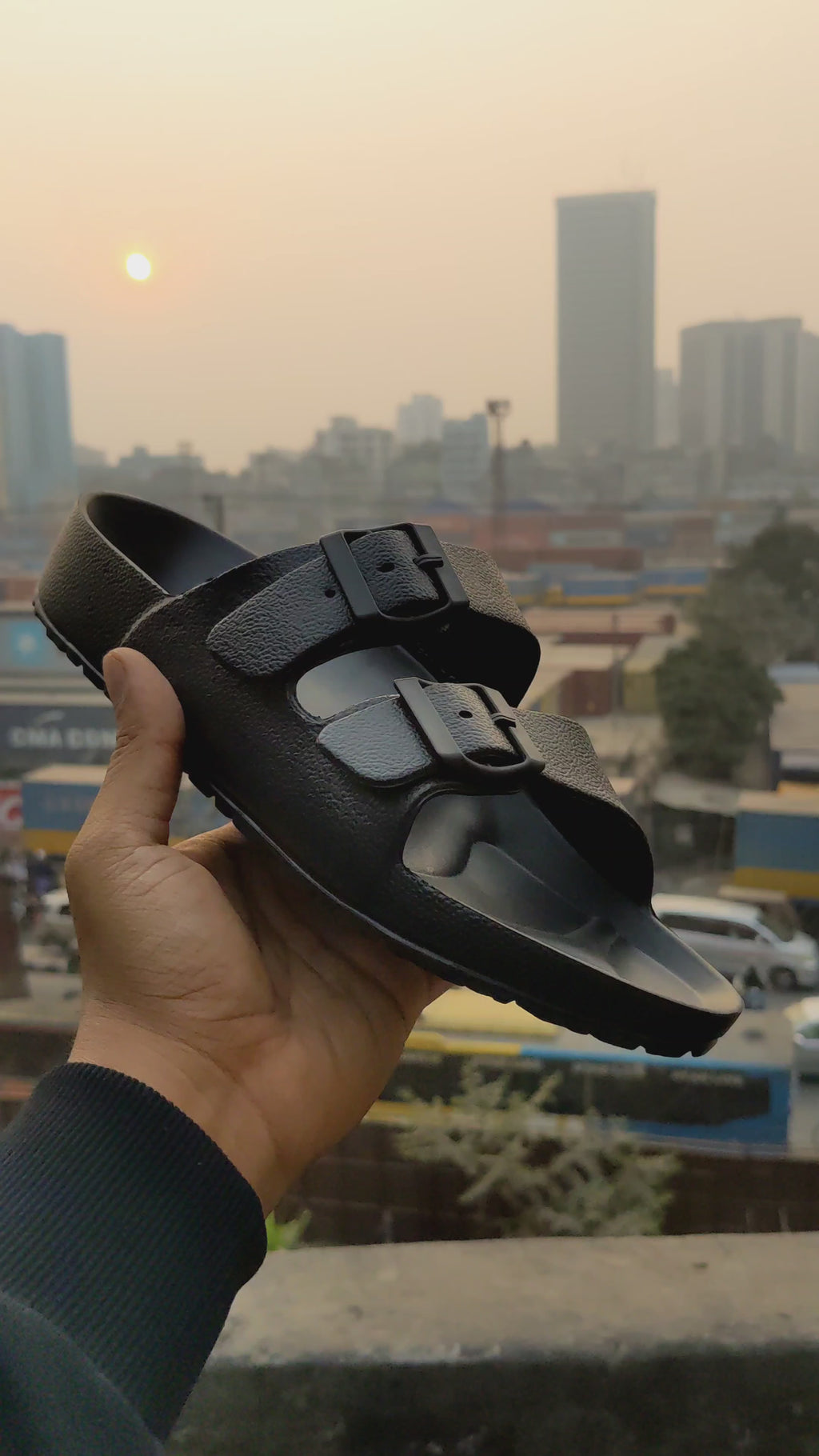 Arizona Rubber Sandals Black