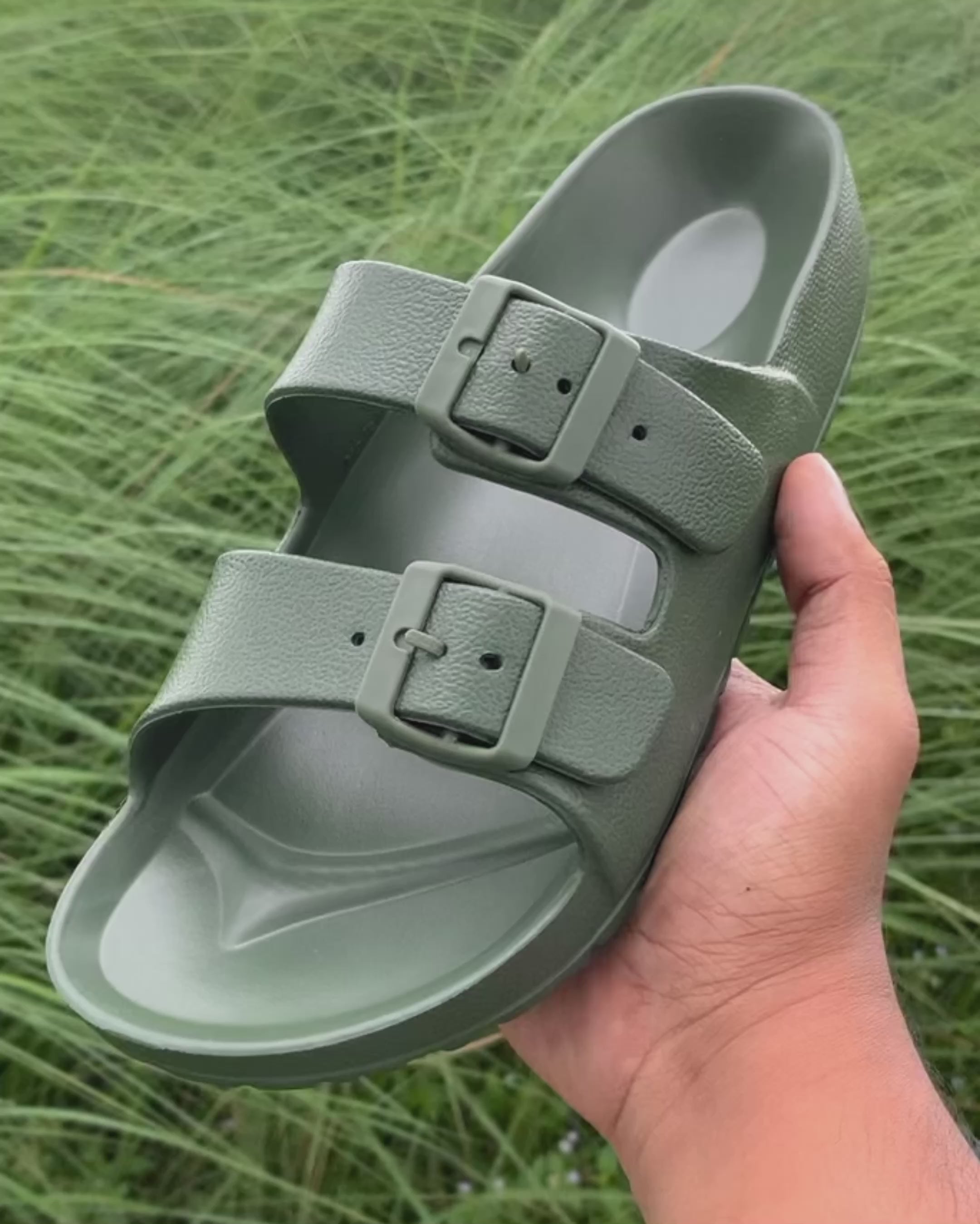 Arizona Rubber Sandals Olive Green