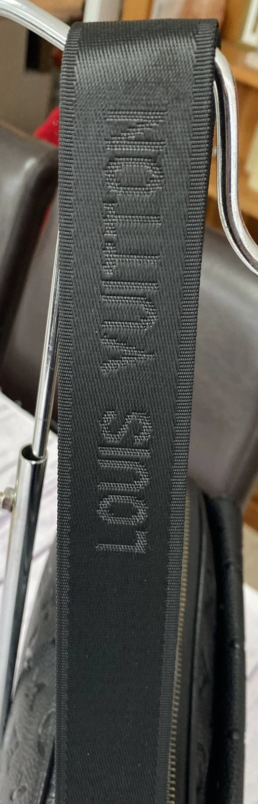 L0uis Vuitt0n Mon0gram Macassar S Lock Messenger Bag Black